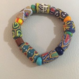 Child African mix beads bracelet .